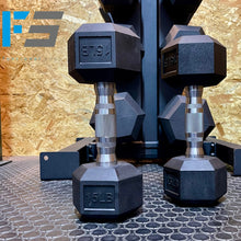 Cargar imagen en el visor de la galería, Mancuernas hexagonales