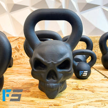 Cargar imagen en el visor de la galería, Pesa rusa kettlebell calavera
