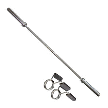 Cargar imagen en el visor de la galería, Barra olímpica pro con bujes 45 lb (20.4 kg)