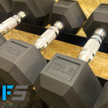 Cargar imagen en el visor de la galería, Mancuernas hexagonales