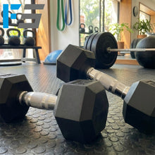 Cargar imagen en el visor de la galería, Mancuernas hexagonales